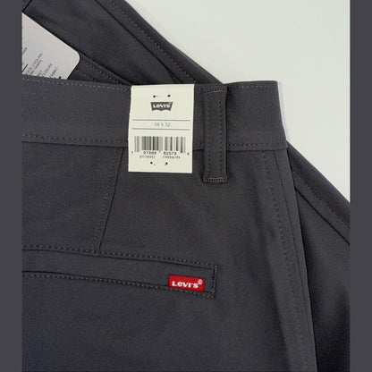 $69 Levi’s Men’s XX Chino Standard Tech Pants- Charred Grey- 34W x 32L- New Tags