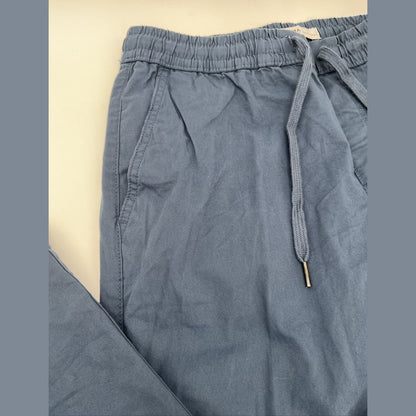 Sonoma Men’s Slim Fit Pull On Drawstring Pants - Turnberry Blue- Small- New Tag