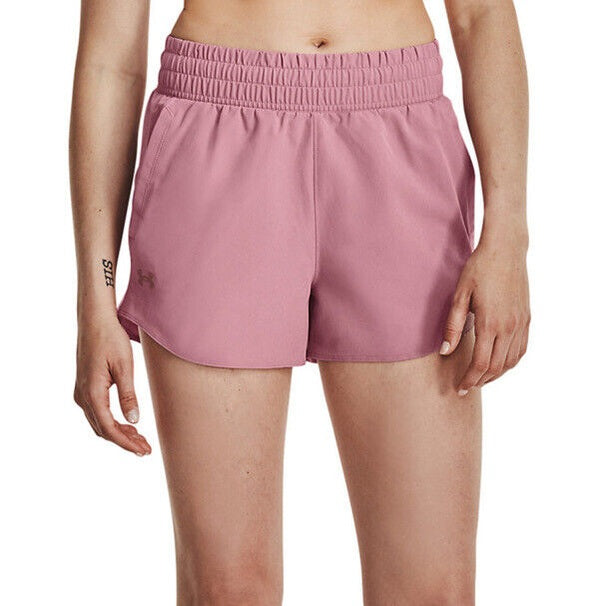 Under Armour UA Women’s 3" Woven Running Shorts - Pink Elixir-Medium-New Tag $40