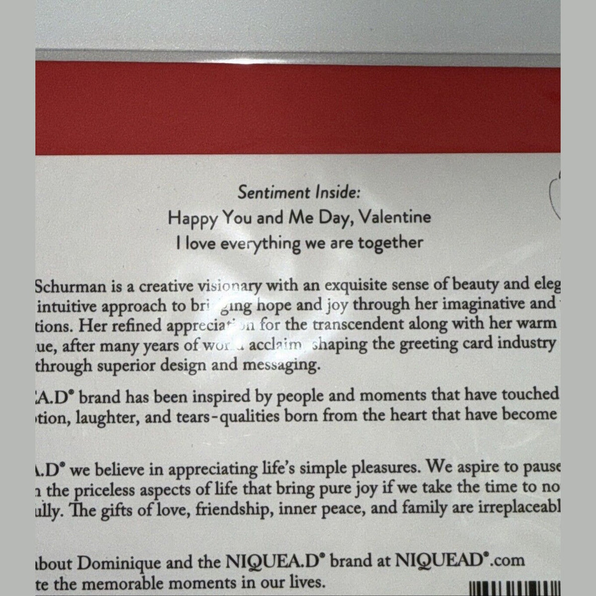 Lot Of 2 Niquea.D Dimensional Valentine's Day Greeting Cards- Upscaled Quality!