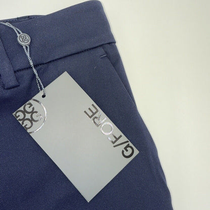 $180 G/Fore Women’s Twill Luxe Straight Leg Golf Pants-Navy Blue-Size: 8 (32W)