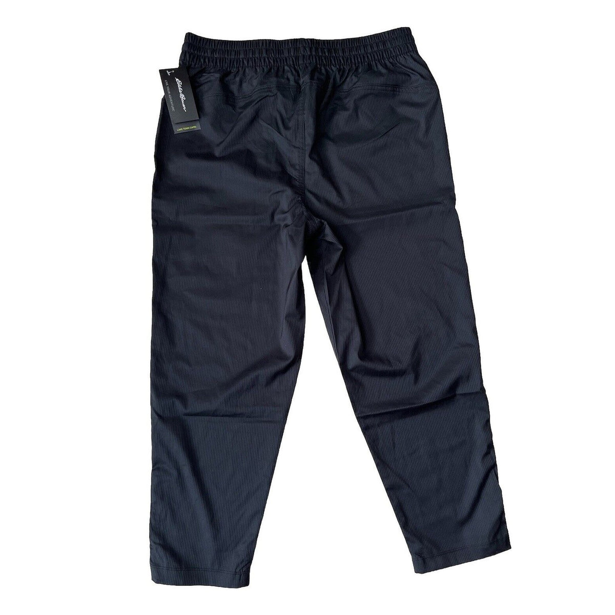 $70 Eddie Bauer Women’s Lake Town Capri Pants Lightweight-Black-Size: Medium-NWT