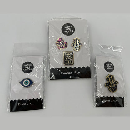 These Are Things Combo Lot Of 3 Enamel Pin Sets, New! Best Price