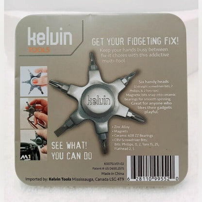 Kelvin Tools Spinner Multi-Tool K007SLV01-02 ***FREE SHIPPING*** Best Price