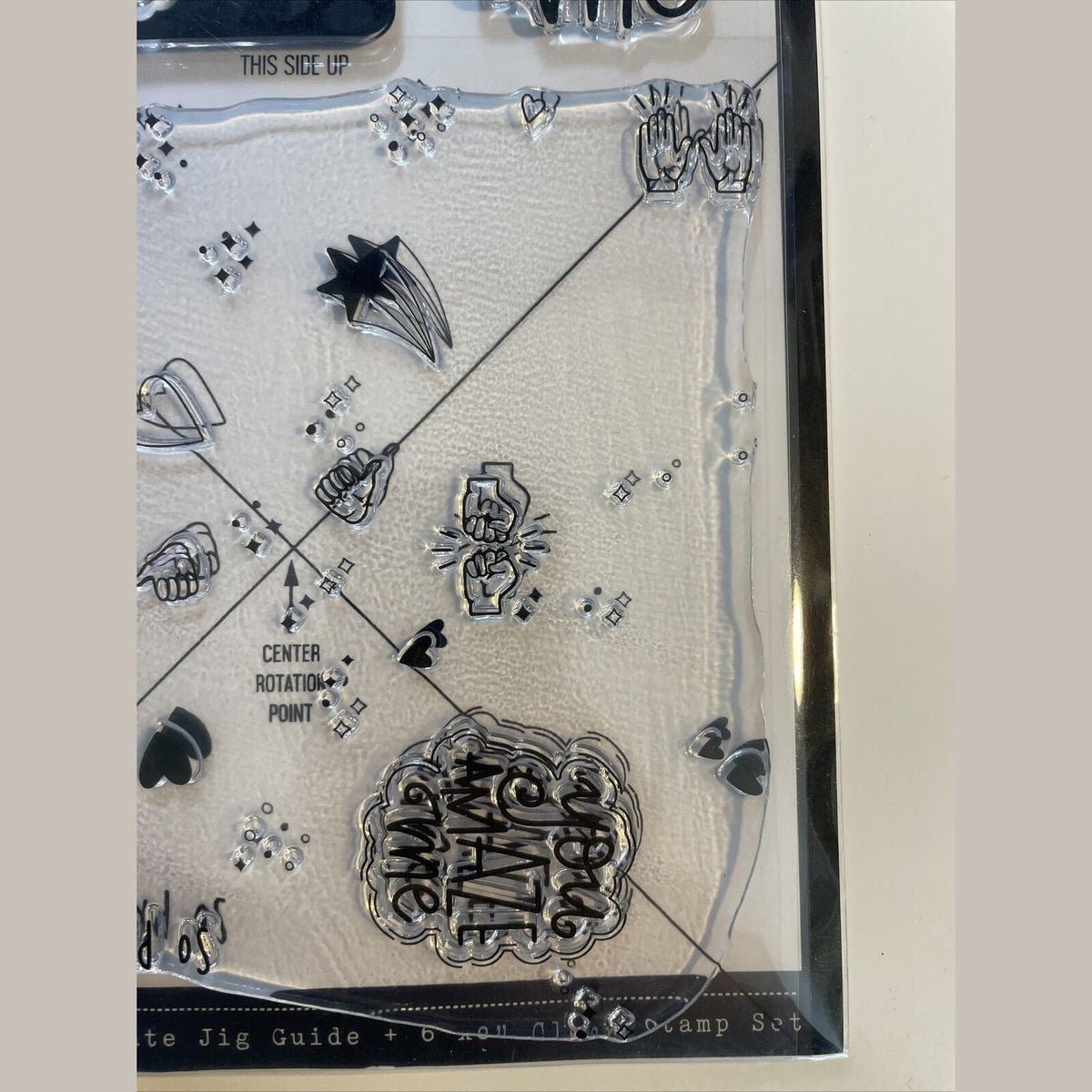 Hero Arts PR100 Poly Clear Stamps 6" x 8" set - Best Price-  Props Turnabout