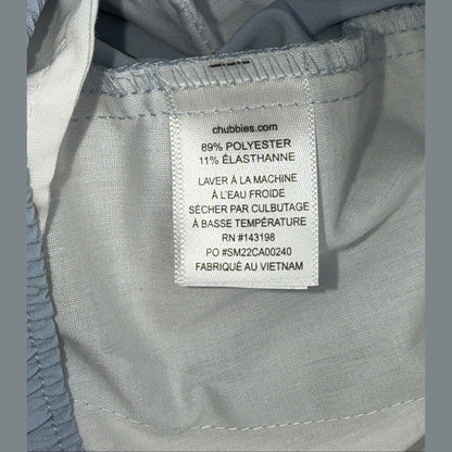 $65 Chubbies Men’s Everywear Tech Fabric 6” Shorts (2025 Version) Blue- Medium
