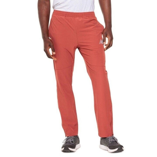 $65 New Balance Men’s Woven All-Motion Tapered Pants- Tamarind- Small- New Tag