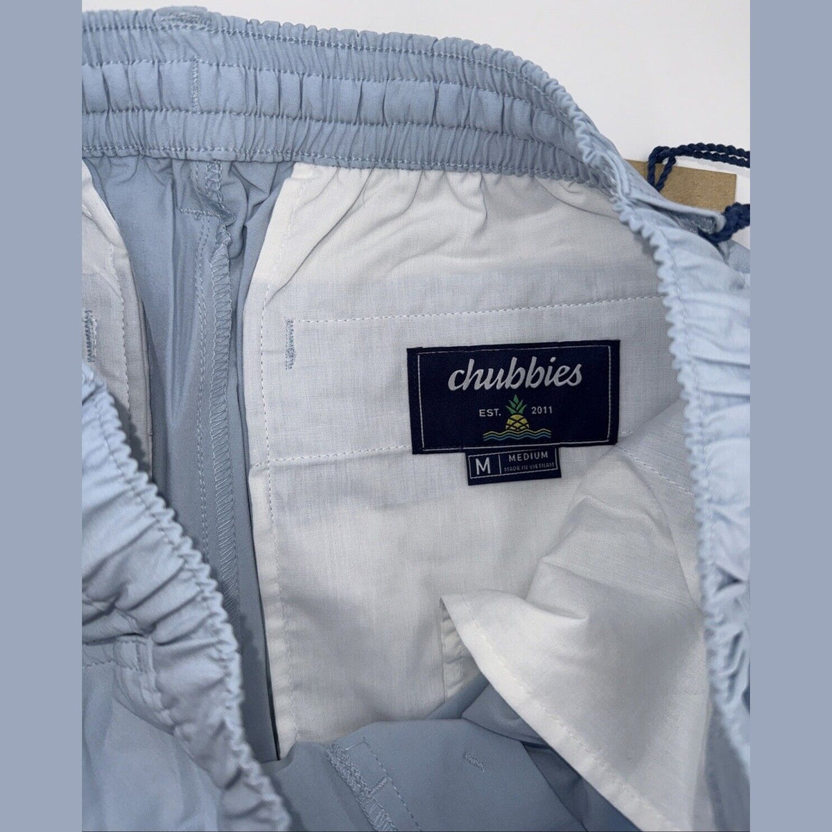 $65 Chubbies Men’s Everywear Tech Fabric 6” Shorts (2025 Version) Blue- Medium