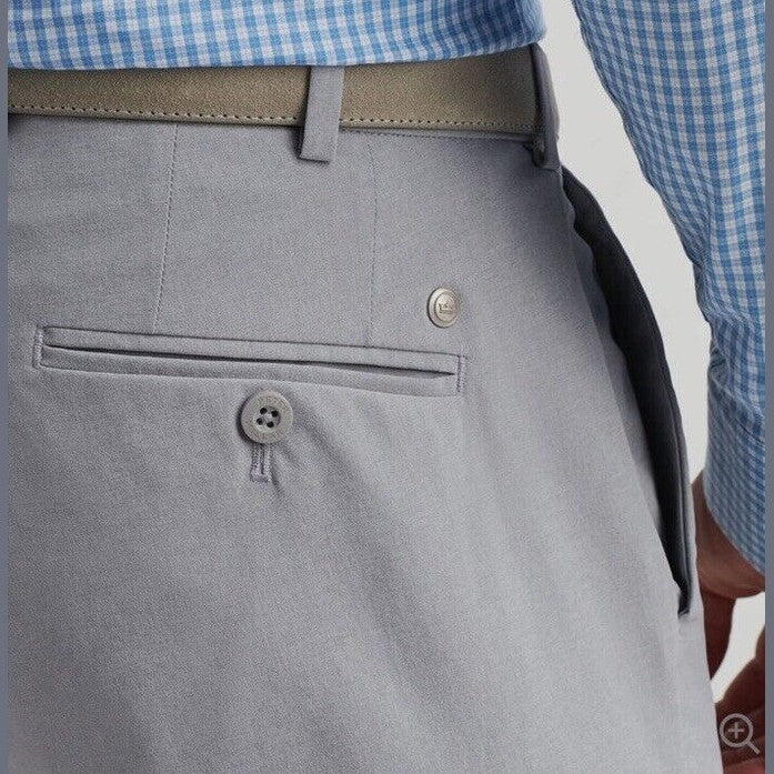 $180 Peter Millar Crown Men’s Crafted Surge Performance Pants- Gale Grey-40W 32L
