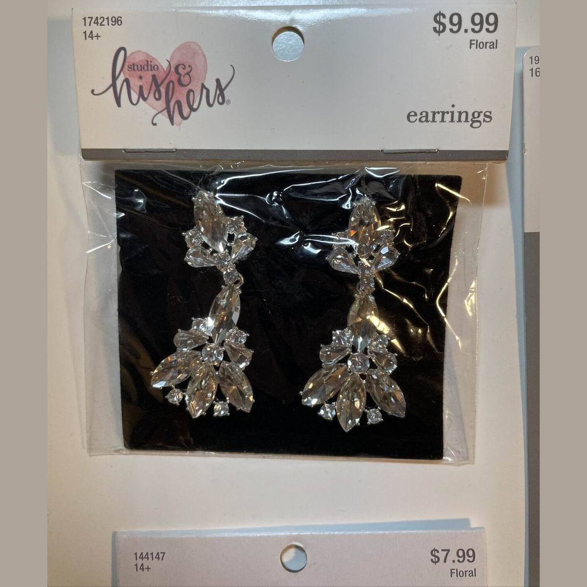 Combo Lot 4 PCs Studio His & Hers WEDDING Set: Earrings- Headpiece- Bracelets