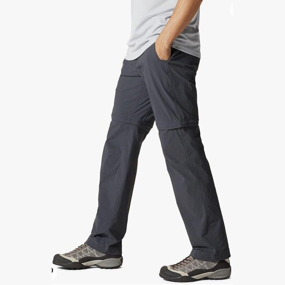 Mountain Hardwear Men’s Convertible Cargo Pants Outdoor Hiking-D.Grey-38Wx31L