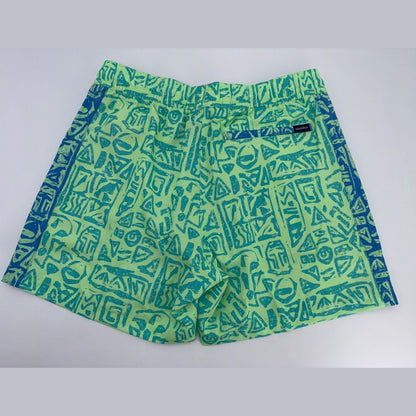 $70 Chubbies The Shakedowns 5.5" Inseam Swim Trunks-Green Blue -Medium-New Tag