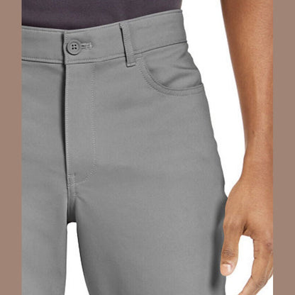 Calvin Klein Men's Move 365 Stretch Wrinkle Resist-Alloy Grey-29W 30L- New Tag