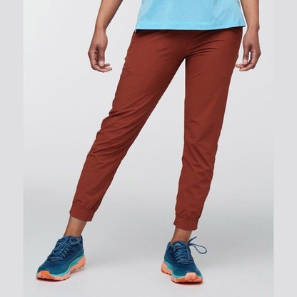 $89 Cotopaxi Women’s Veza Adventure lightweight Joggers-Spice Rust-Large -New