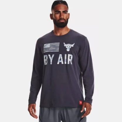 $60 Under Armour UA Men's Project Rock Veterans Day By Air Shirt-Size: Small-New