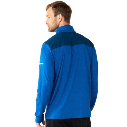 Tek Gear Men’s Mixed Media Pullover Shirt - Dark Blue - Small