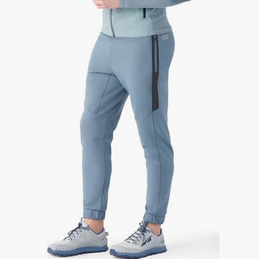 $160 Smartwool Men’s Active Tech Fleece Pants - Pewter Blue- Large - New Tags