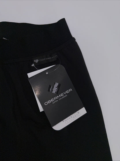 Obermeyer Men's Thermal Fleece Base Layer Bottoms Ultragear- Black - XLarge- New