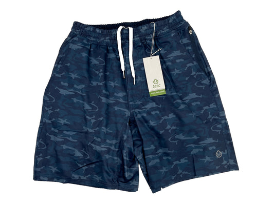 $64 Tasc Men's Weightless Recess 8" Tech Shorts-Navy Camo- XLarge -New Tags