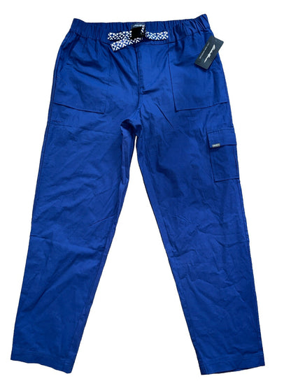 $80 Eddie Bauer Women’s Mason Belted Everyday/Campin Pants-Twlt Blue-Medium-New