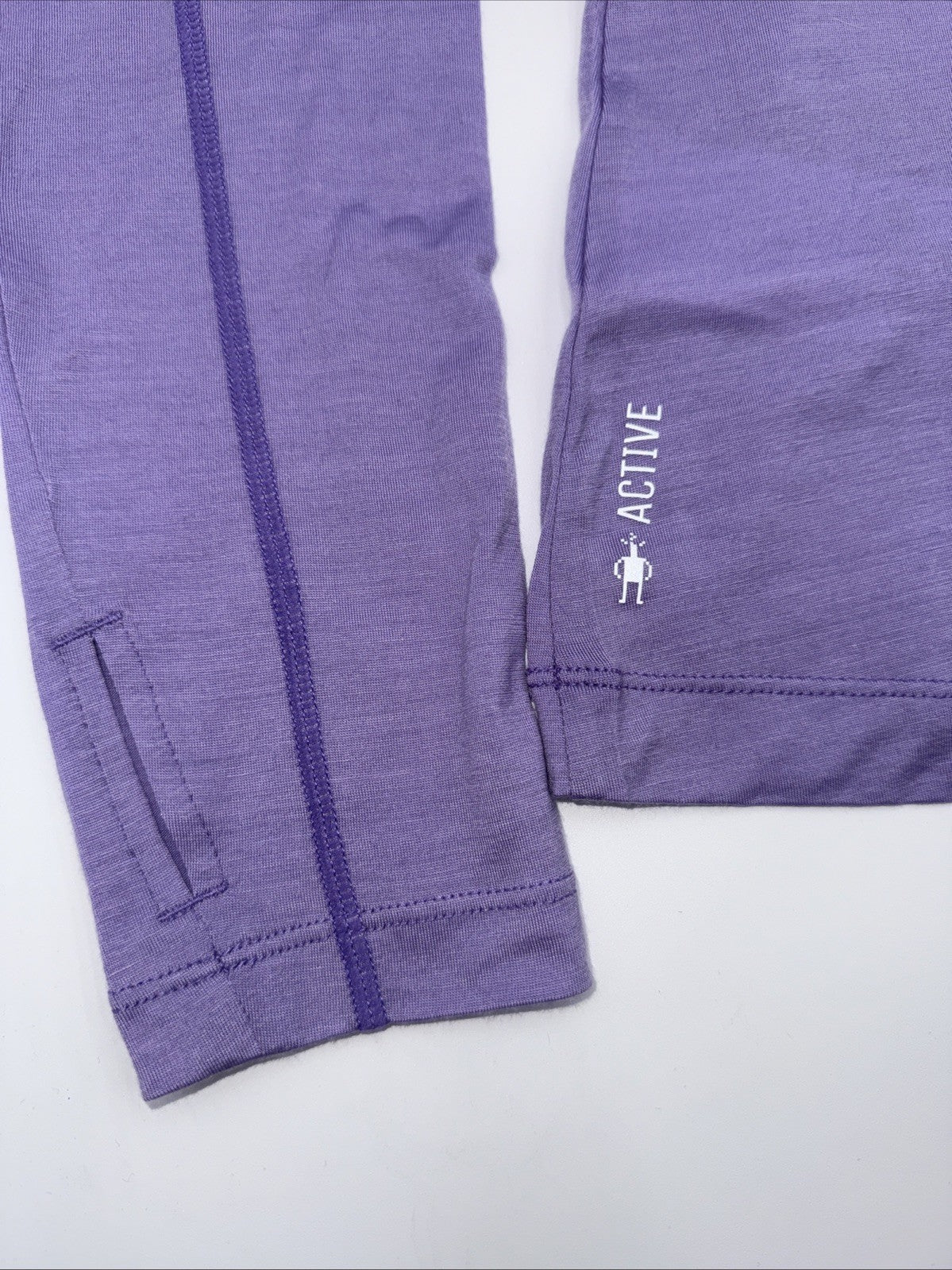 $85 Smartwool Women’s Active Long Sleeve Crewneck Top-Ultra Violet-Medium-New