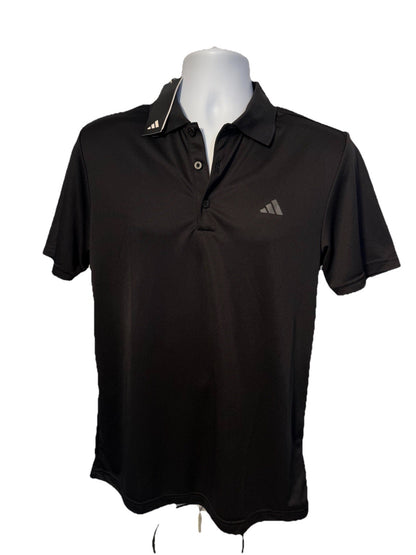 $60 Adidas Men’s-Golf Polo Shirt -Black-Small-New Tags