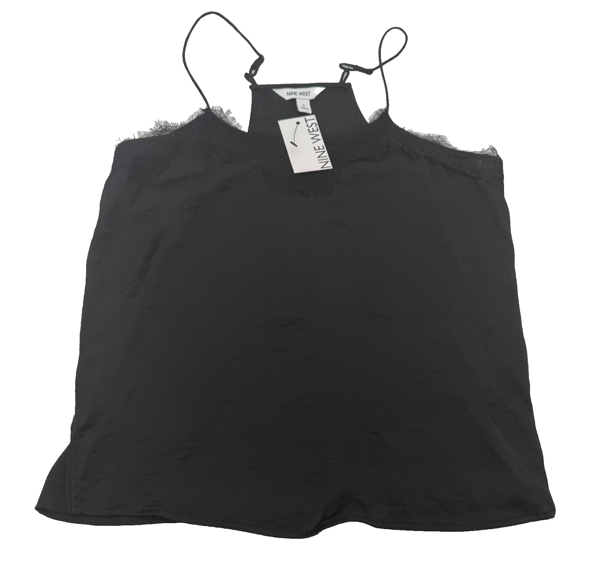 Nine West Women’s- Woven Cami- Black- Small- New Tag