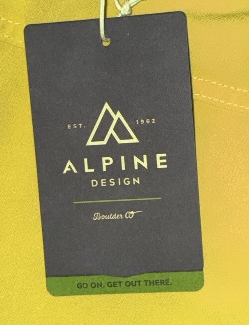 Alpine Design Men’s Active Outlook 5” Pull On Short- Green Mango- Large- NWT