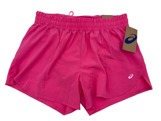 $40 Asics Women's Built In Brief Running Shorts - Pink - Medium - New With Tags