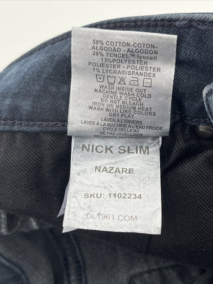 DL 1961 Men's Nick Slim Fit Jeans-Nazare   Blue- Sz: 29W X 34L- New Tag $208
