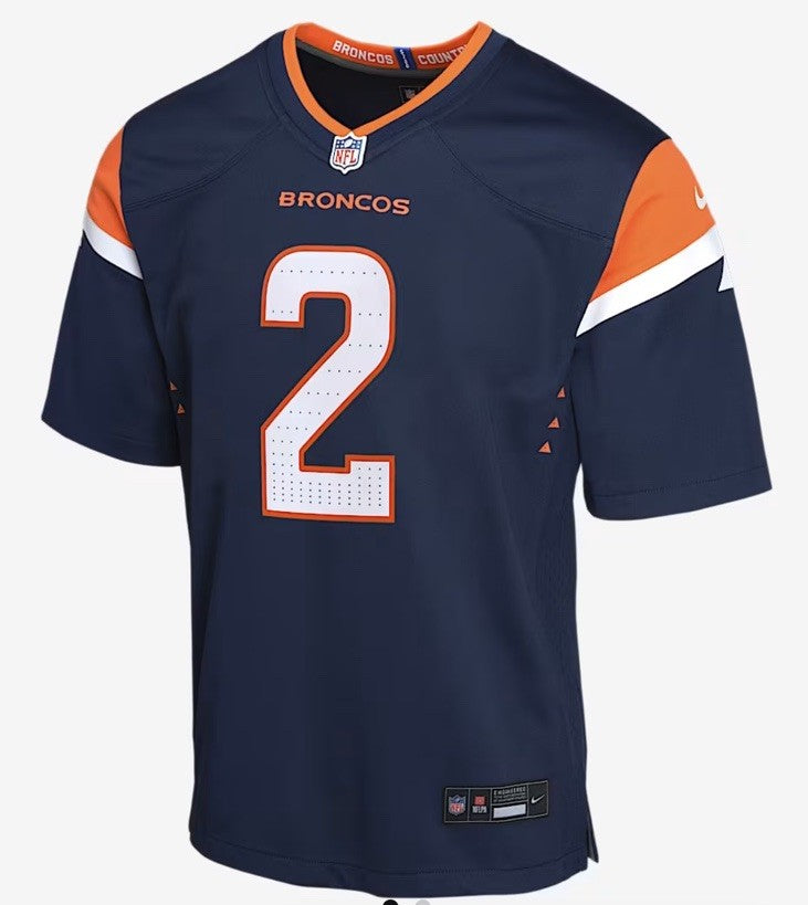 $130 Nike Men’s Patrick Surtain II Denver Broncos  Jersey-Blue-Medium-New Tags