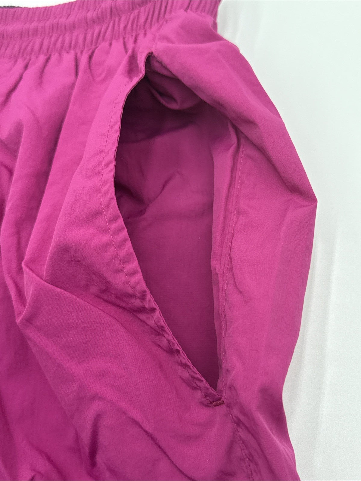 $58 Hugo Men’s- Boss/Hugo Men's Lee Drawstring Swim Trunks- Fuchsia -Medium -New