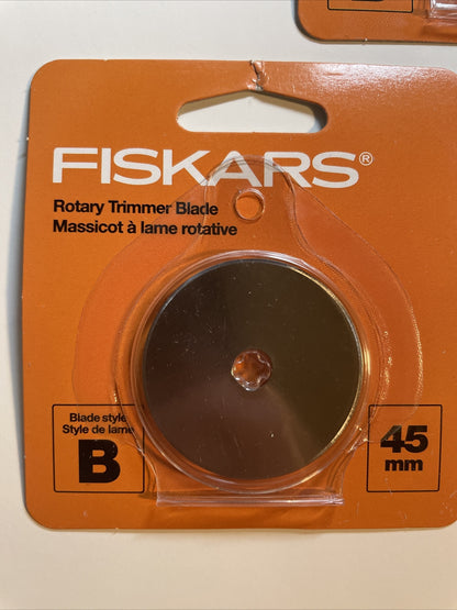 Lot Of 3 Fiskar's 09350 Trimmer Blade, Blade Style B, FREE SHIPPING