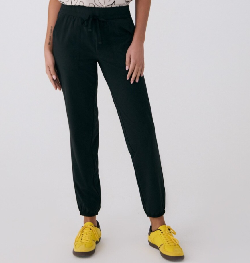 $99 Lole Life Women’s Olivie Joggers-Black Beauty-Small-New With Tags