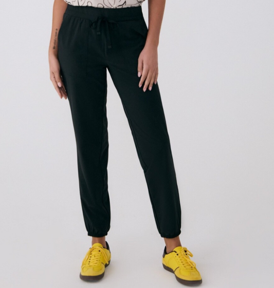 $99 Lole Life Women’s Olivie Joggers-Black Beauty-Small-New With Tags