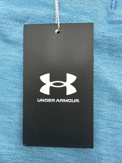 $75 Men's Under Armour Golf Playoff 3.0 Heather Polo - Cosmic Blue - Small -New