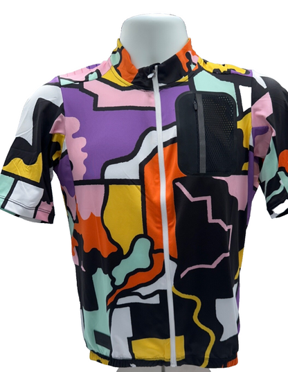 $60 Craft Men’s ADV Bike Offroad SS Jersey - Multi/Gum - Small - New with tags