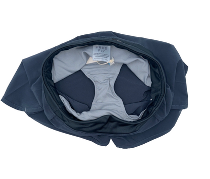 $48 Free Fly Girl's Bamboo-Lined Active Breeze Shorts - Blue Dusk ll - Large-New