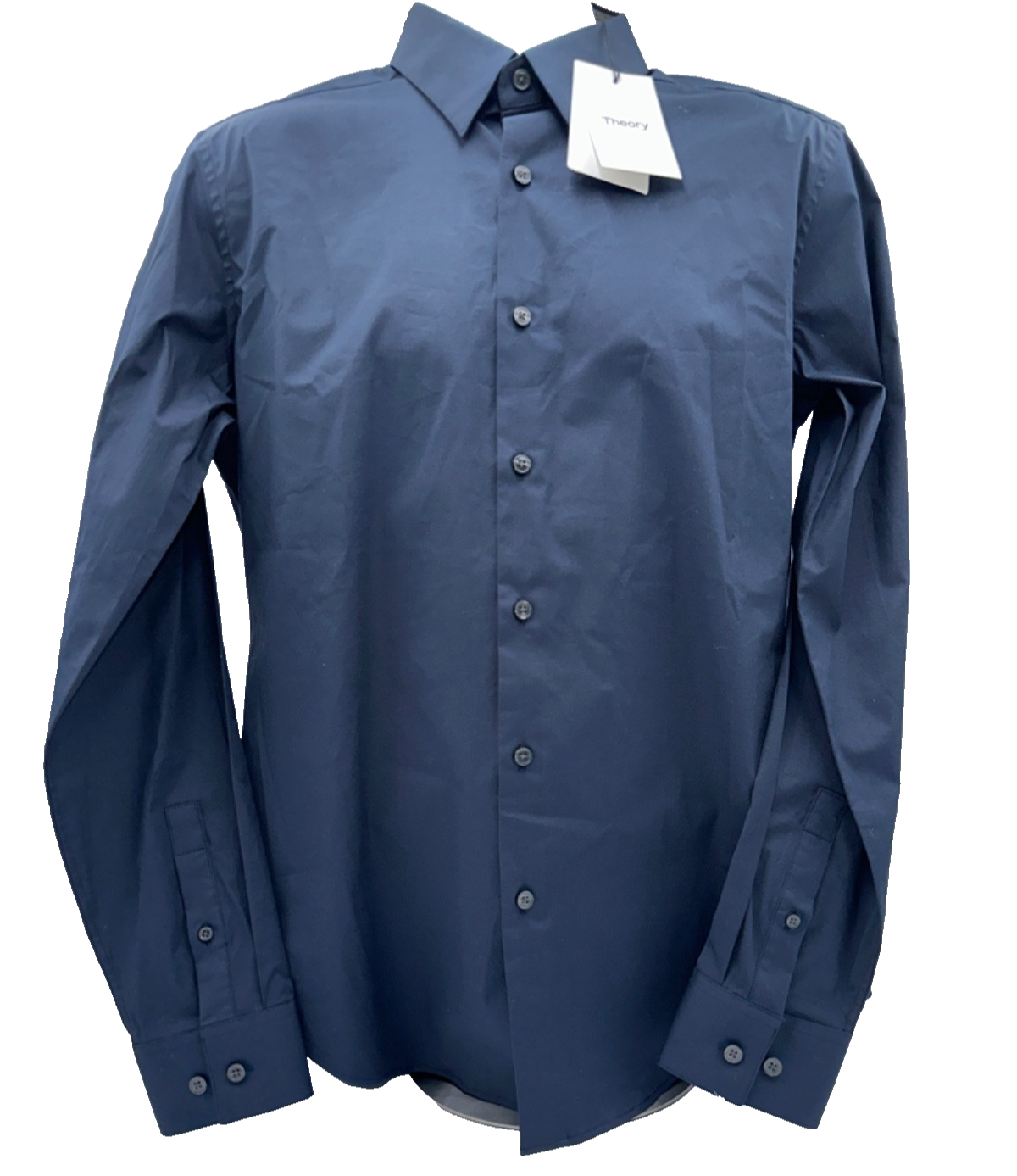$195 Theory Men’s Sylvain O Button Down Shirt - Eclipse - Medium - New With Tag