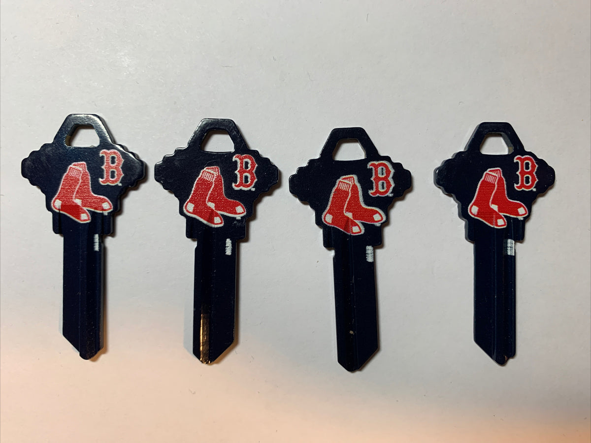 Lot 4 Keys House / Office Blank Keys SC 1 -  4 Boston Red Sox