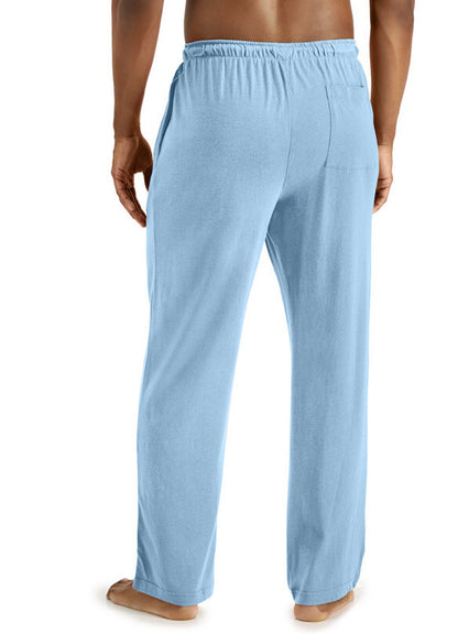 Club Room Men's Soft Drawstring Lounge Pajama Pants- Light Blue -Small NEW $40