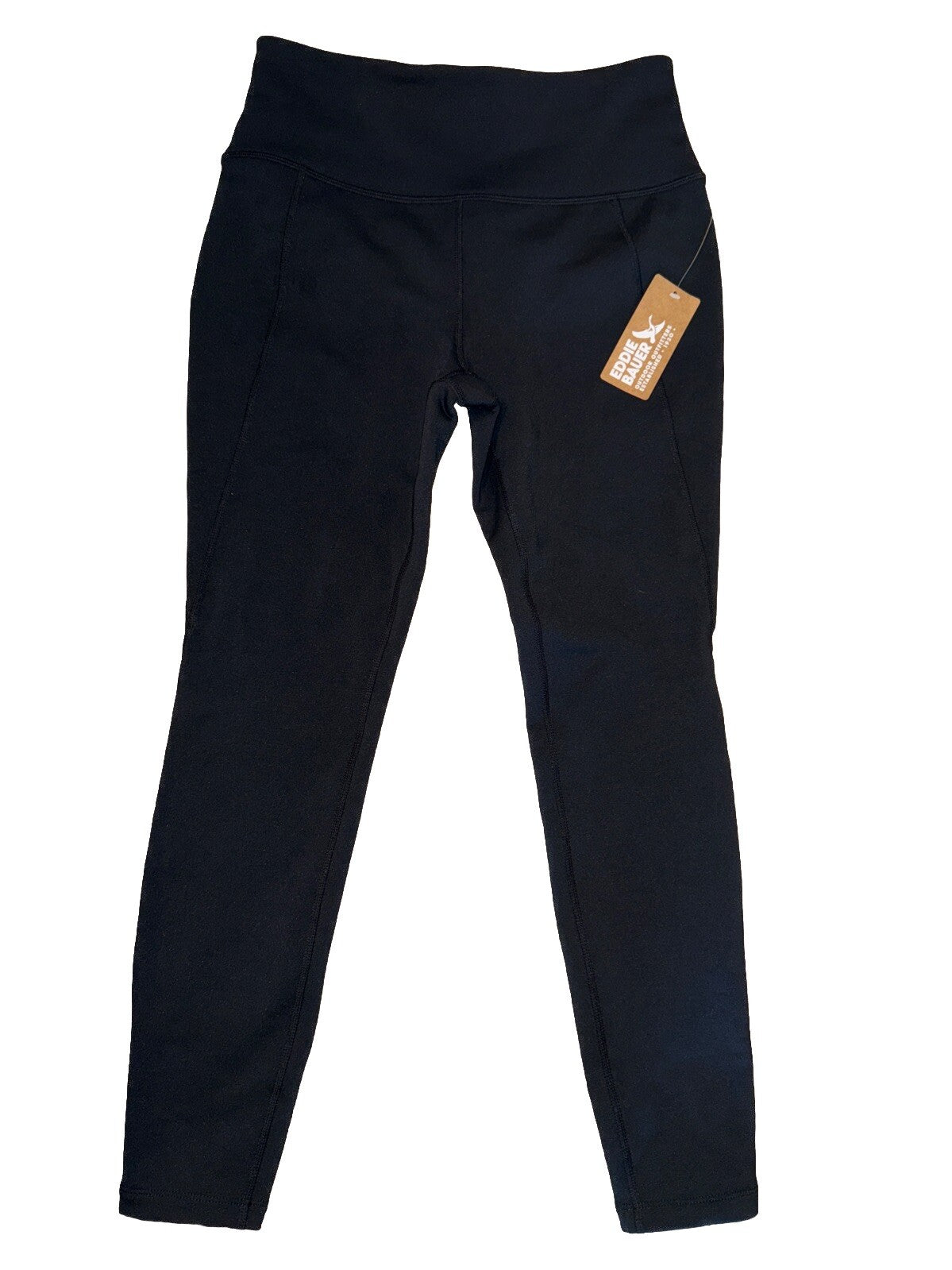 $109 Eddie Bauer Women’s Glacier Peak Tight Warm Pant-Black-Medium-New Tags
