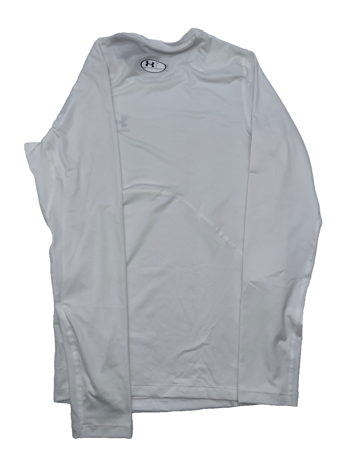 $35 Under Armour Men's HeatGear Long-Sleeve Shirt –White -Large -New With Tags