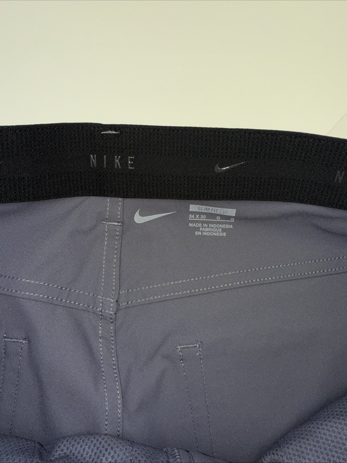 $100 Nike Men's Tour Repel Flex Slim Golf Pants FD5615-003- Grey - 34W 30L- New