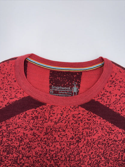 $130 Smartwool Women’s Intraknit Active Merino Base Layer Top-BlackCherry-XSmall