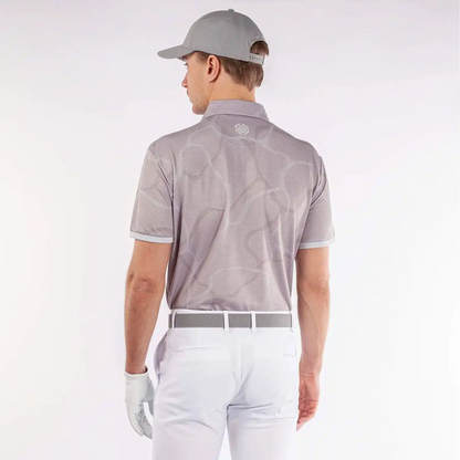 $90Galvin Green Men’s Markos Golf Polo - Cool Grey/White - Large - New with tag
