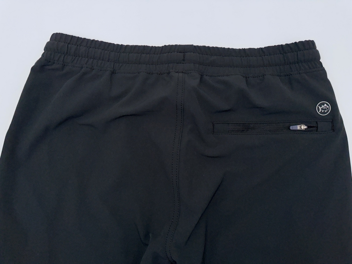 $135 Southern Tide Men’s Excursion Performance Jogger Pants - Black - Small-New