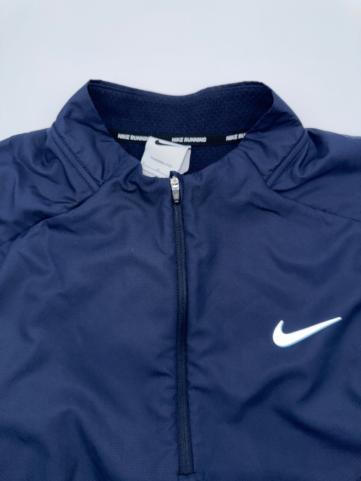 $110 Nike Men’s Therma Fit Half Zip Jacket - Blue - Large - New With Tags