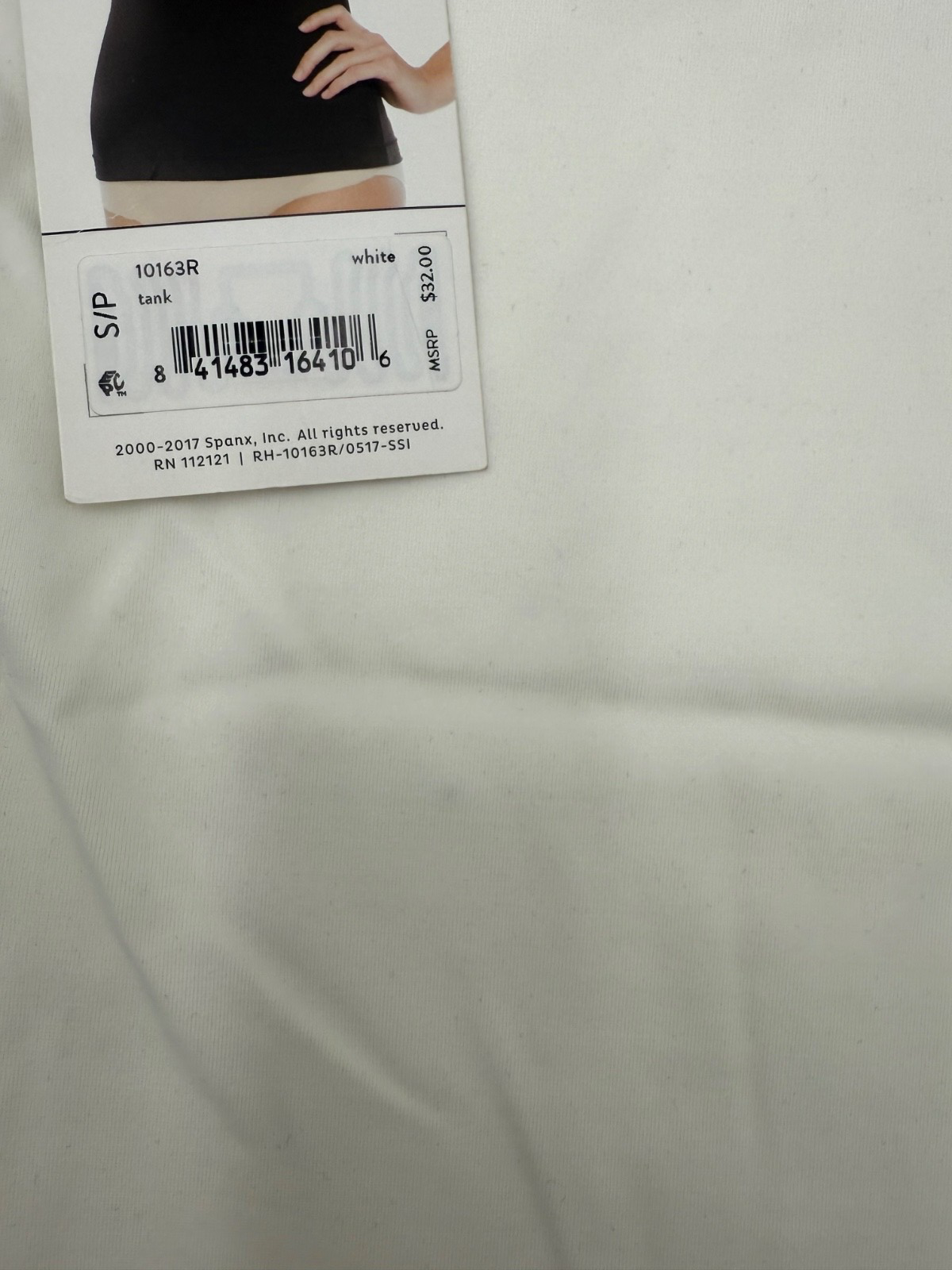 $32 Red Hot Spanx Women’s- Tank Primer-White- Small- New Tag