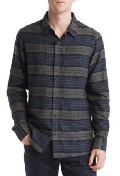 $145 Travis Mathew Men’s Button Long Sleeve Plaid Shirt-Hydroplane -Medium -New